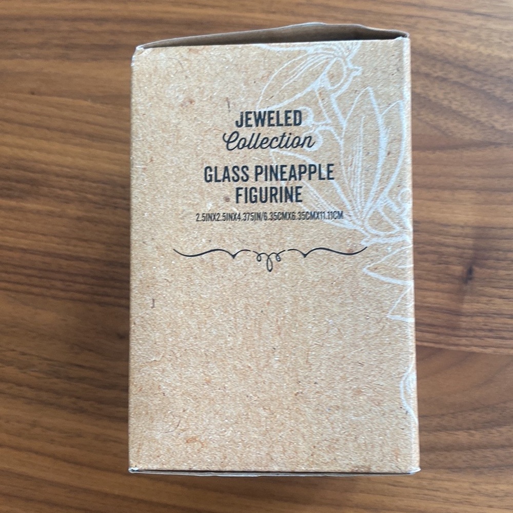 Glass Pineapple Brand New in Box - Picture 4 of 5